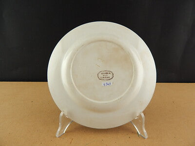 ANTICO RARO PIATTO CERAMICA SCI LAVENO MARCHIO INCUSSO COLLEZIONE GENOVA #4363