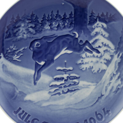 ROYAL COPENHAGEN BING&GRONDAHL PIATTO DI NATALE 1964 ORIGINALE PORCELLANA PRIMA