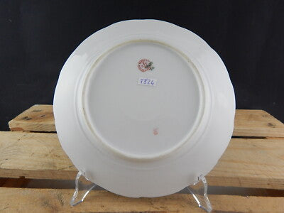 ANTICO PIATTO PORCELLANA GINORI CITTA' REDENTE CORTINA AMPEZZO 1919 REGNO ITALIA