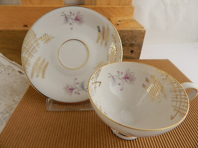 ANTICA RARA TAZZA PIATTO CAFFE' PORCELLANA VOHENSTRAUSS BAVARIA JOHANN SELTMANN