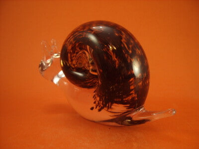 WEDGWOOD FERMACARTE IN CRISTALLO A FORMA DI CHIOCCIOLA