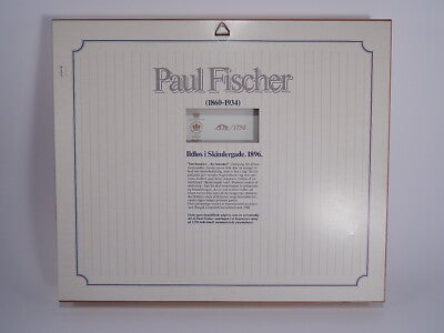 ROYAL COPENHAGEN BING&GRONDAHL QUADRO IN PORCELLANA PAUL FISCHER