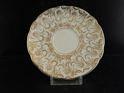 ANTICA RARA TAZZA SARREGUEMINES DIGOIN 1920 CERAMICA BIANCA ORO ZECCHINO #6559