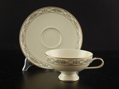 VINTAGE TAZZA DA TÈ ROSENTHAL THOMAS PREZIOSA PORCELLANA AVORIO MODELLO IMPERO