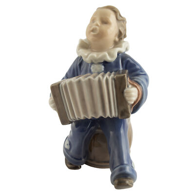 STATUINA PORCELLANA ROYAL COPENHAGEN "Bambino con Fisarmonica" 3667 ORIGINALE