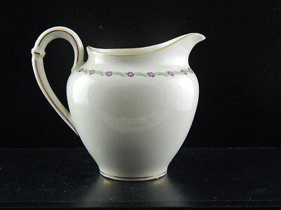 ANTICA LATTIERA 1900-30 PORCELLANA RICHARD GINORI CARTIGLIO PITTORIA DI DOCCIA