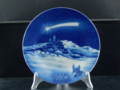 RARO COLLEZIONE PIATTO PORCELLANA NATALE 1990 RICHARD GINORI CHRISTMAS PLATE