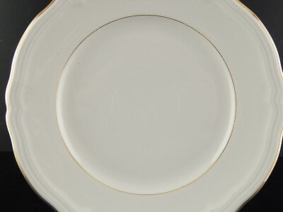 ANTICO SET 6 PIATTI PORCELLANA BIANCA E ORO SELTMANN WEIDEN BAVARIA MARIE LUISE