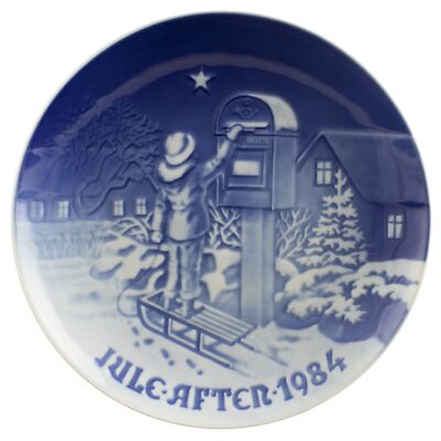 ROYAL COPENHAGEN BING&GRONDAHL PIATTO DI NATALE 1984 ORIGINALE PORCELLANA PRIMA