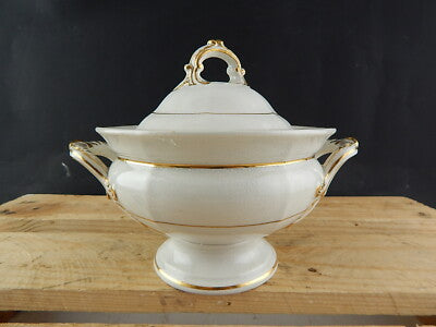 DAVENPORT ANTICA PREZIOSA POTTERY CERAMICA PICCOLA ZUPPIERA EGOISTE FINE 800