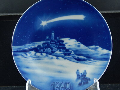 RARO COLLEZIONE PIATTO PORCELLANA NATALE 1990 RICHARD GINORI CHRISTMAS PLATE