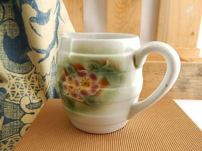 ANTICA RARA BROCCA CARAFFA CERAMICHE PIEMONTESI CHIUSA PESIO DECORO AEROGRAFO