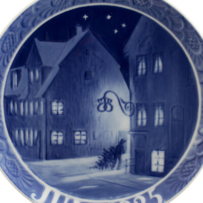 ROYAL COPENHAGEN PIATTO DI NATALE 1925 ORIGINALE PORCELLANA PRIMA SCELTA