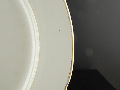 ANTICO PIATTO PORTATA CERAMICA LAVENO PRIMO 900 VERBANUM STONE PROFILO ORO