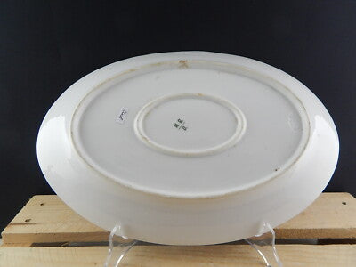 ANTICA RARA RAVIERA VASSOIO PORCELLANA MANIFATTURA GINORI DOCCIA METÀ 1800