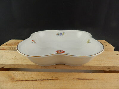 ANTICO SERVIZIO TAVOLA PIATTI PORCELLANA FREIBERG BAVARIA BOUQUET FIORI ESTIVI