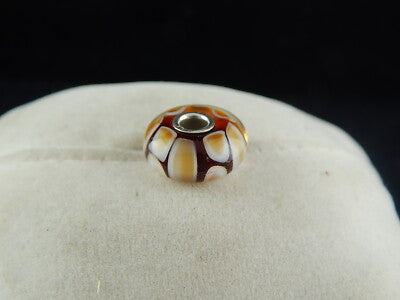 VINTAGE CIONDOLO CHARM TROLLBEADS VETRO DANISH COPENHAGEN DESIGN PRE 2000 #9