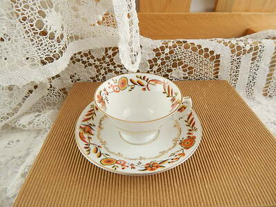 ANTICO PREZIOSO SET CAFFE’ IMPERO PORCELLANA MANIFATTURA SCHUMANN 1945 BAVARIA#