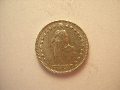 1 FRANCO CONFEDERATIO HELVETICA ARGENTO 1962