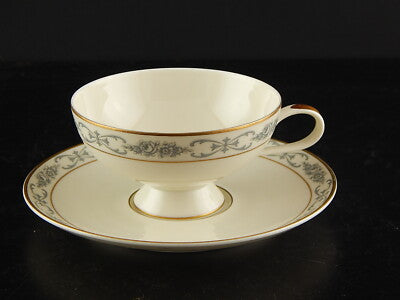 VINTAGE TAZZA DA TÈ ROSENTHAL THOMAS PREZIOSA PORCELLANA AVORIO MODELLO IMPERO