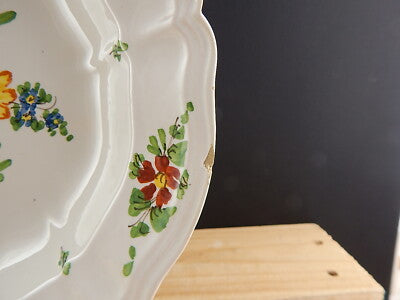 ANTICO 1946 PIATTO FONDO CERAMICA IMOLA TECNICA E DECORO SETTECENTO ITALIANO #7