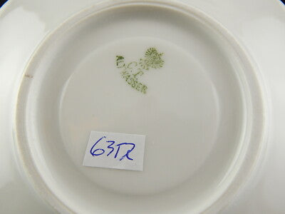 ANTICA TAZZINA CAFFE' TIELSCH ALTWASSER DECORO PERLACEO ORO ZECCHINO FINE 1800 #