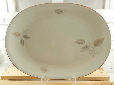 ANTICO ELEGANTE VASSOIO PORCELLANA H&CO HEINRICH SELB BAVARIA AUTUNNO #1725