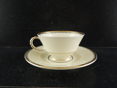 ANTICA ART DECO TAZZINA CAFFE' PORCELLANA AVORIO VOHENSTRAUSS BAVARIA DIFETTO#