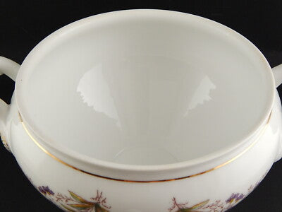 ANTICA LIMOGES HAVILAND ZUPPIERA CENTROTAVOLA PORCELLANA FINE 800 ART NOUVEAU #