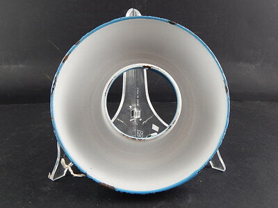 ANTICA FORMELLA CIAMBELLA LATTA METALLO SMALTATO SHABBY CHIC COLLEZIONE CUCINA #