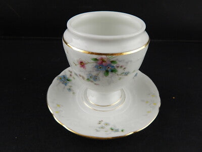 ANTICA LIBERTY 1900 PORCELLANA PIRKENHAMMER BOHEMIA SALSIERA MOSTARDIERA