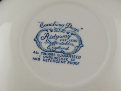 ANTICO 6 CIOTOLE MACEDONIA PORCELLANA RIDGWAY 1792 STAFFORDSHIRE COACHING DAYS