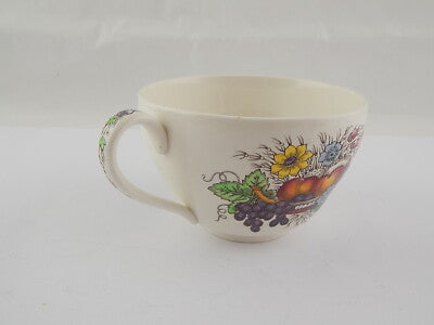 ANTICA RARA SCODELLA TAZZA CERAMICA ENGLAND COPELAND SPODE 1920 NATURA MORTA