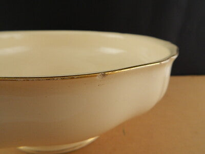 ANTICA INSALATIERA TERRINA PORCELLANA CERAMICA PROFILO ORO VILLEROY&BOCH