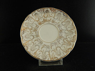 ANTICA RARA TAZZA SARREGUEMINES DIGOIN 1920 CERAMICA BIANCA ORO ZECCHINO #6557
