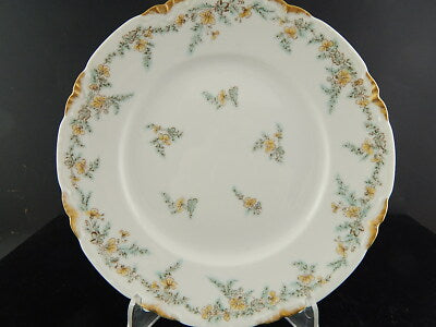 ANTICO PIATTO PIANO PORCELLANA FORMA AMERICA GINORI DOCCIA EPOCA LIBERTY