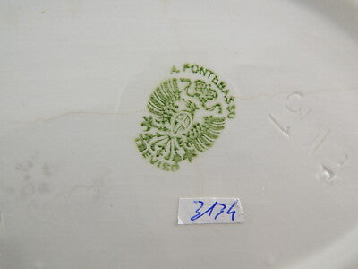 ANTICA 1930 ART DECO RARA ZUPPIERA CERAMICA FONTEBASSO TREVISO COLLEZIONE