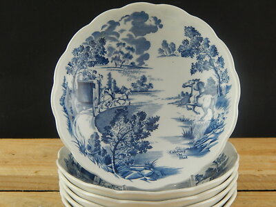 ANTICO 6 CIOTOLE MACEDONIA PORCELLANA RIDGWAY 1792 STAFFORDSHIRE COACHING DAYS