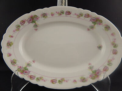 ANTICO VASSOIO O PIATTO PORTATA PORCELLANA GINORI DOCCIA FORMA NAPOLI LIBERTY