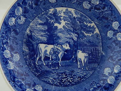 ANTICA CIOTOLA CERAMICA VILLEROY & BOCH DRESDEN FINE 1800 BIANCA BLU PASTORALE