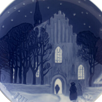 ROYAL COPENHAGEN BING&GRONDAHL PIATTO DI NATALE 1912 ORIGINALE PORCELLANA PRIMA