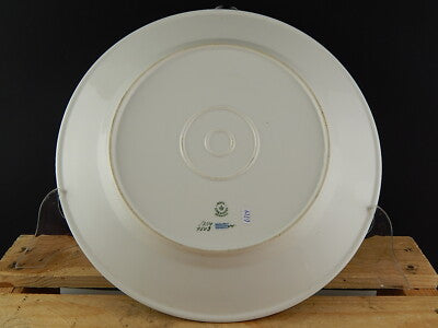 PIATTO SERVIZIO DA PORTATA PORCELLANA ROYAL COPENHAGEN BIANCO DECORO ARANCIONE