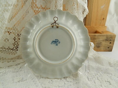 ANTICA RARO PIATTO CERAMICA DI DELFT ROYAL TICHELAAR MAKKUM DIPINTO A MANO