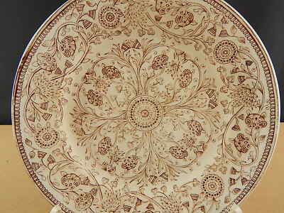 ANTICO RARO PIATTO CERAMICA SCI LAVENO MARCHIO INCUSSO COLLEZIONE GENOVA #4366