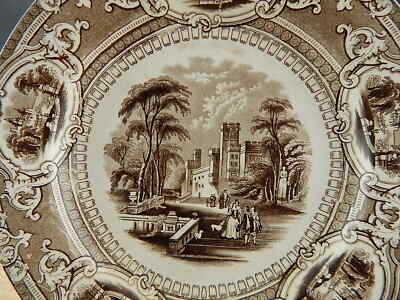 WEDGWOOD&CO CORINTHIA ANTICO RARO PIATTO CERAMICA FINE 1800 COLLEZIONE #5384