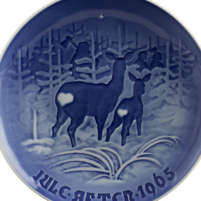 ROYAL COPENHAGEN BING&GRONDAHL PIATTO DI NATALE 1965 ORIGINALE PORCELLANA PRIMA