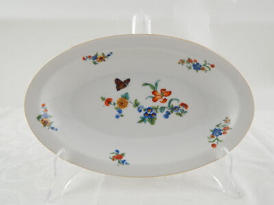 ANTICA PICCOLA RAVIERA PIATTO VASSOIO PORCELLANA ART NOUVEAU SUISSE LANGENTHAL