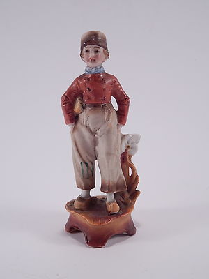 ANTICA STATUINA IN BISCUIT DI PROVENIENZA NORD EUROPEA PORCELAIN FIGURINE