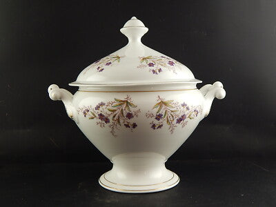 ANTICA LIMOGES HAVILAND ZUPPIERA CENTROTAVOLA PORCELLANA FINE 800 ART NOUVEAU #