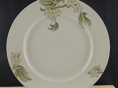 ANTICO PIATTO DA PORTATA ART NOUVEAU PORCELLANA GINORI DOCCIA NARCISI FINE 800